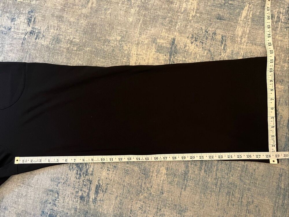 Lululemon Black Wide Leg Still Pants Size 8 Short (29" Inseam) - Picture 6 of 7